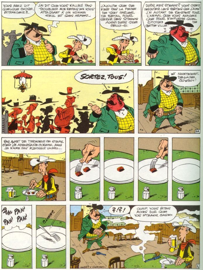 Le Tbone et Lucky Luke CAP cuisine&amp;innovation