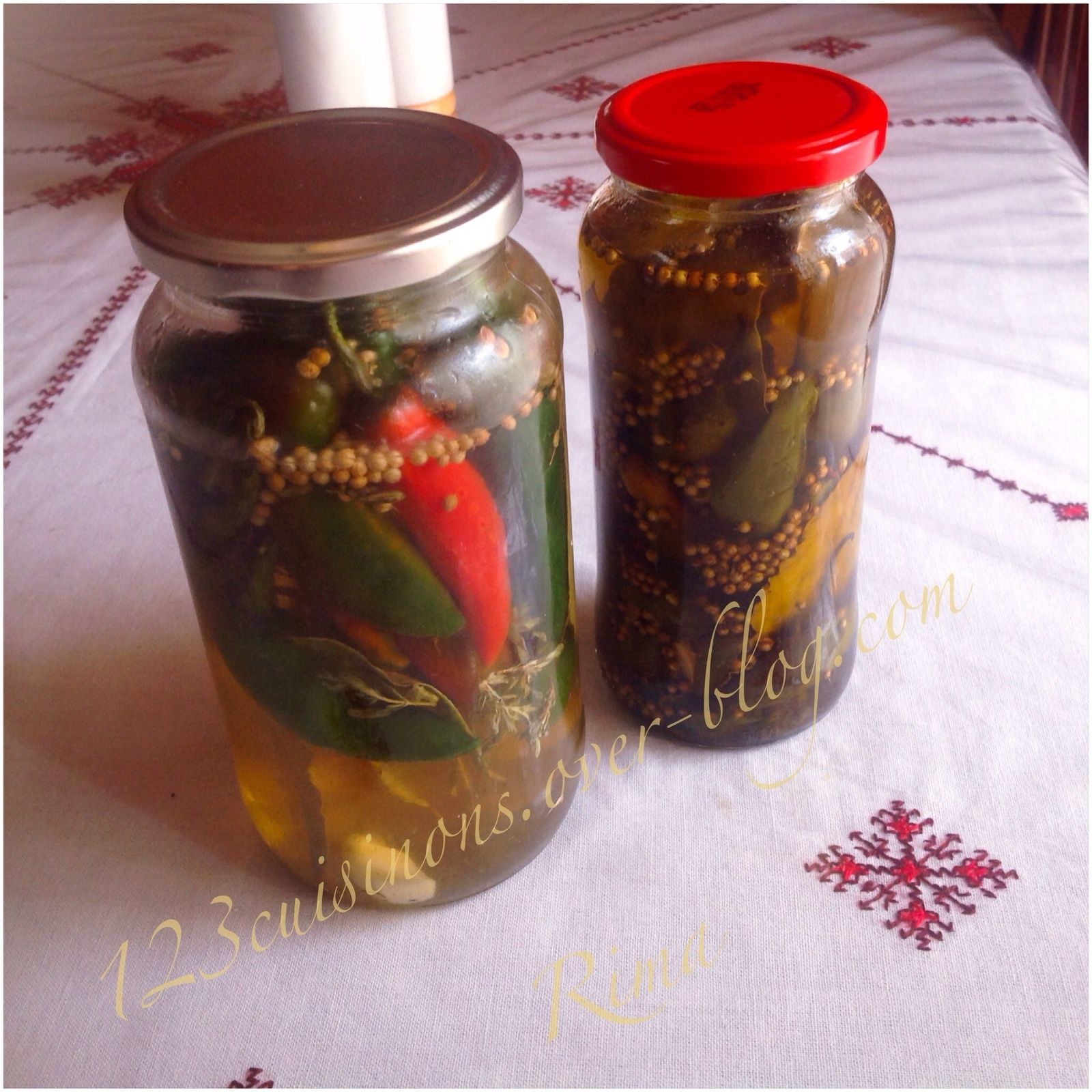 Piments en conserves