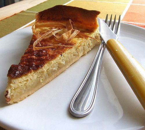 fetta flan porri