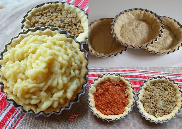 tortini di patate e carne