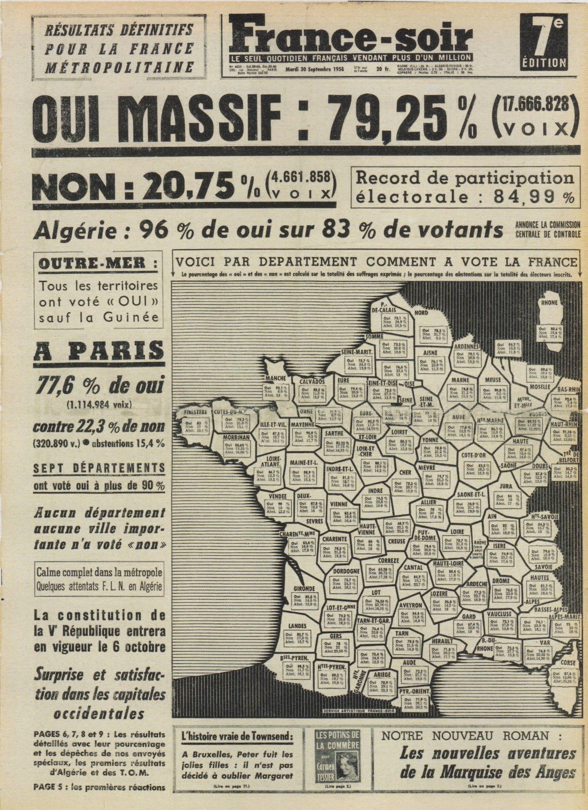Le coup d'Etat du 13 mai 1958 en France
