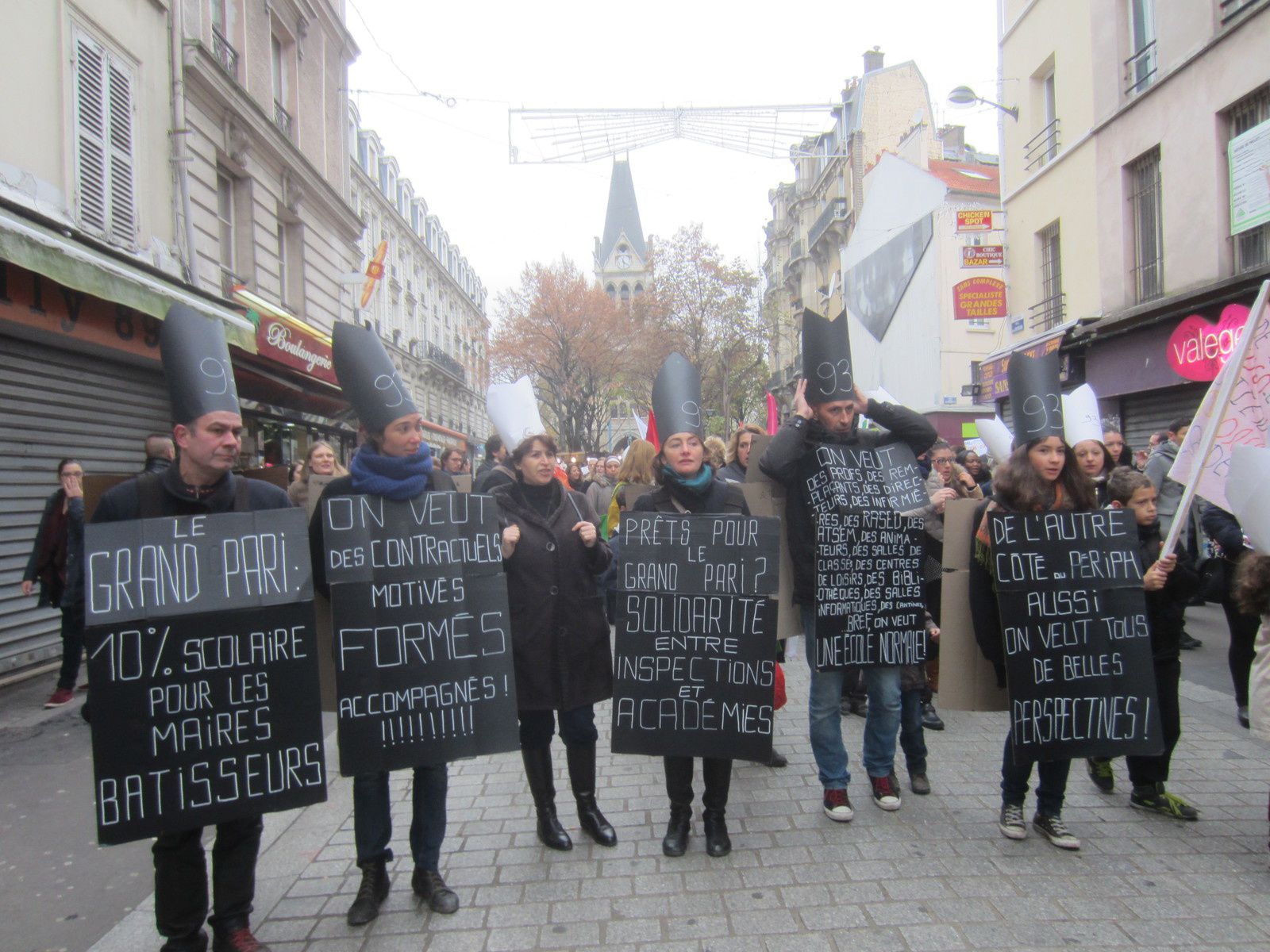 Mobilisation éducation jeudi 20 à Saint-Denis : les photos