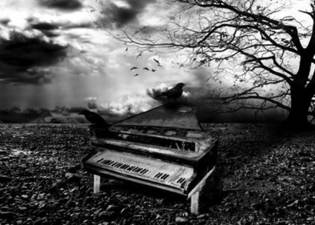 East of the crow and west of the piano