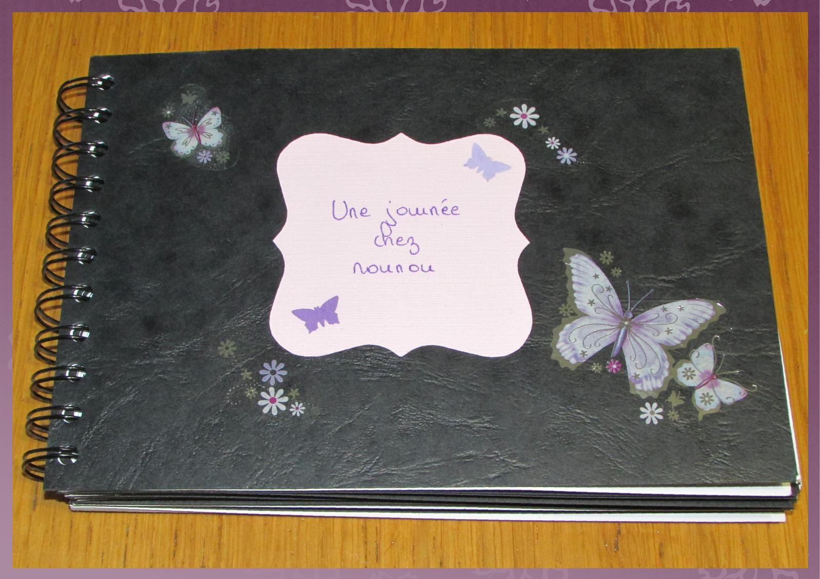 Page De Garde Cahier Des Souvenirs Livre souvenir nounou - Quand mimi crée (le blog de mimi)