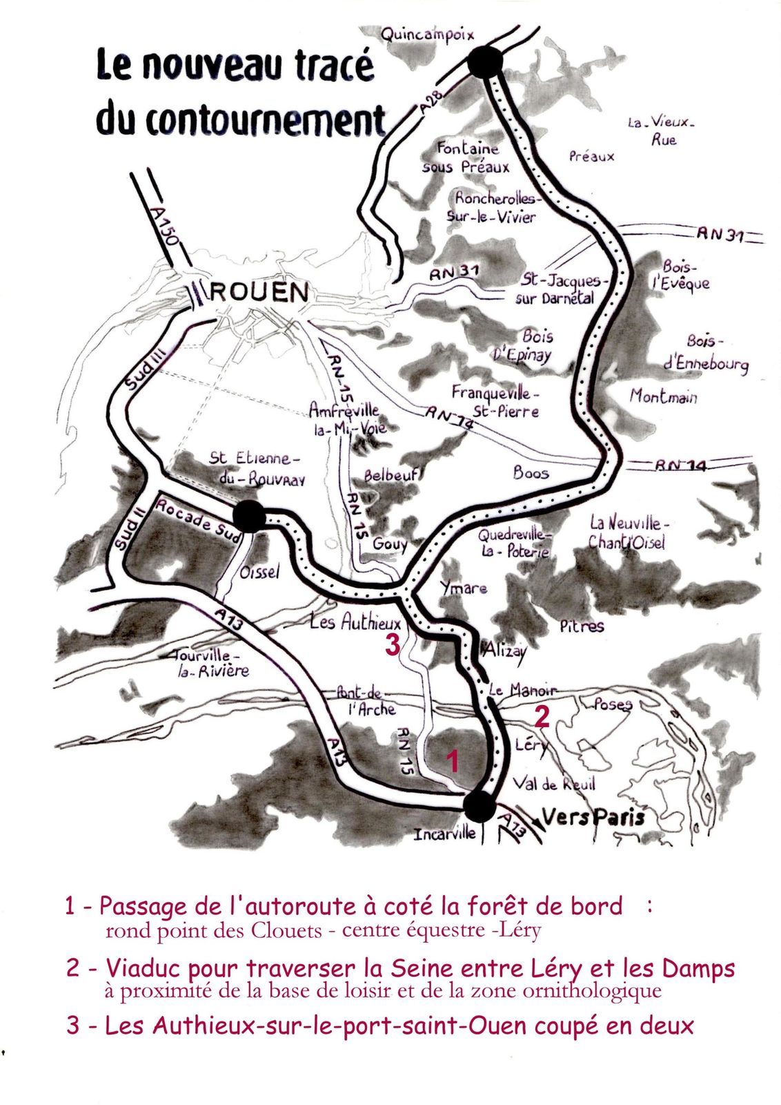 NON A L’AUTOROUTE A28-A13 ! (dit contournement Est de Rouen)