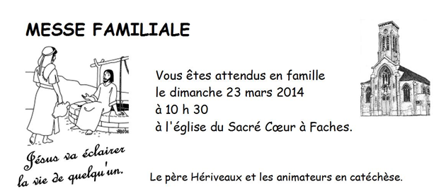 Invitation rencontre familiale