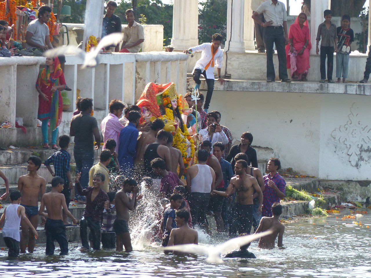 Udaipur : la fin du festival de Durga !