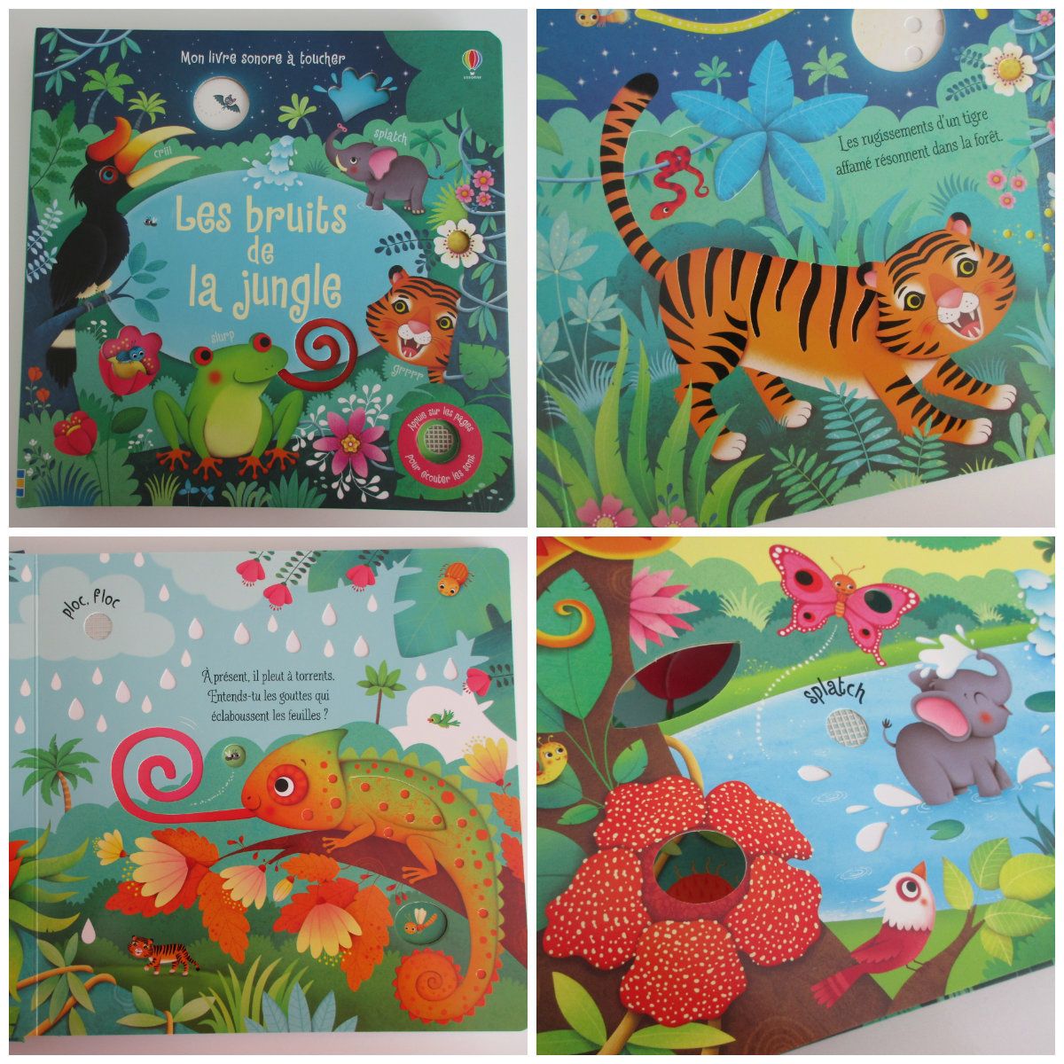 Les Bruits Du Jardin Mon Livre Sonore à Toucher Les bruits du jardin des éditions Usborne {#Chutlesenfantslisent}{#