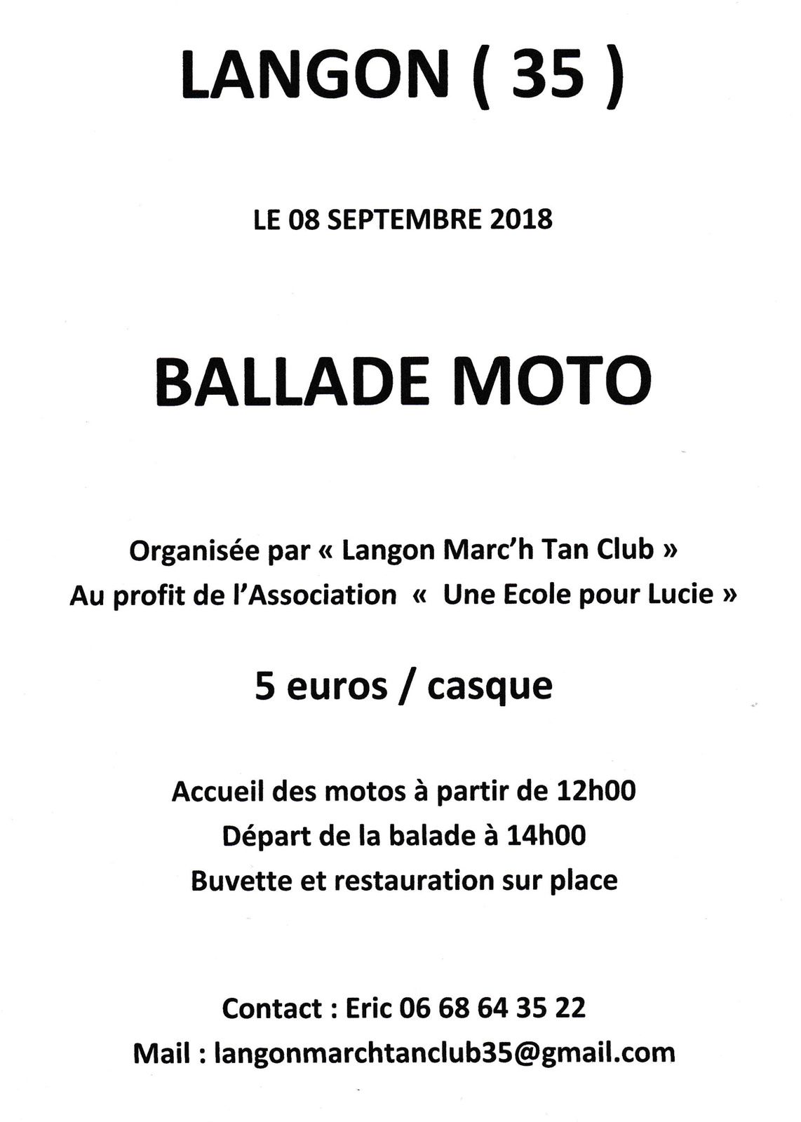 rencontre pour balade moto