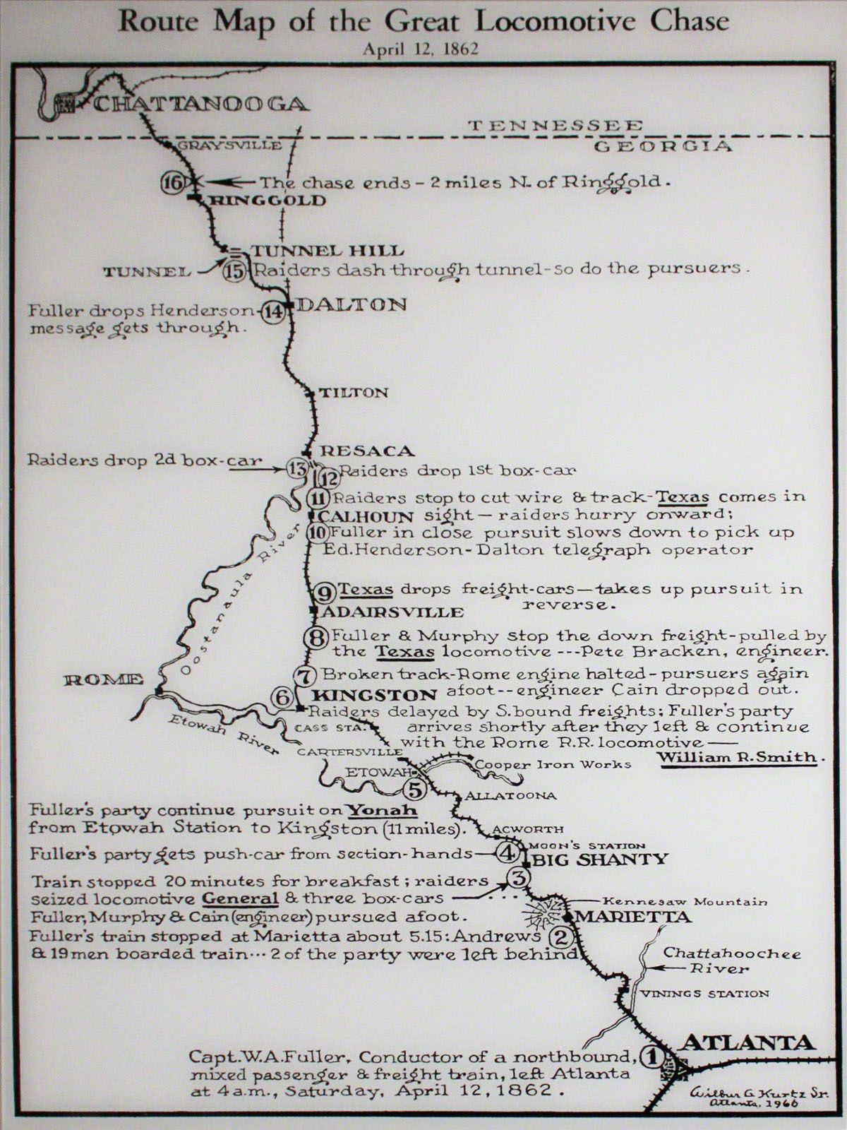 Le raid d'Andrews ou la chasse de la General 12 avril 1862