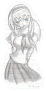 Animeschool Girl. Another drawing!! Yaaayy!! This was another that I loved.