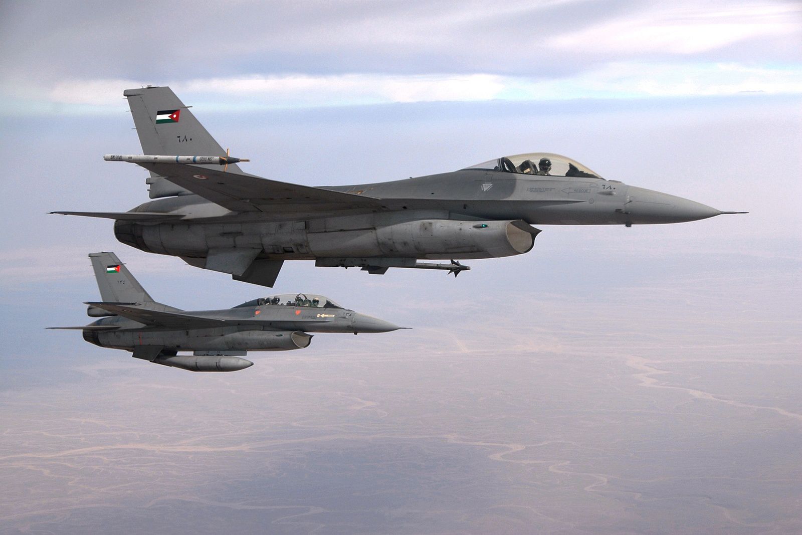 La Jordanie aurait cessé les frappes aériennes contre l'Etat Islamique après la capture d'un de ses pilotes de chasse