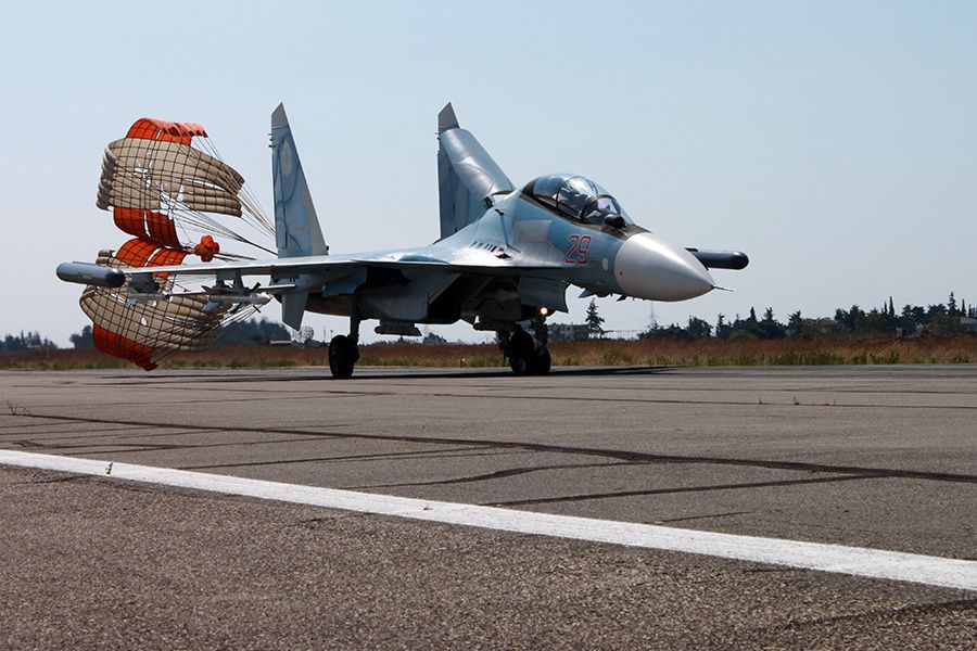 PHOTOS - Le détachement aérien russe déployé en Syrie