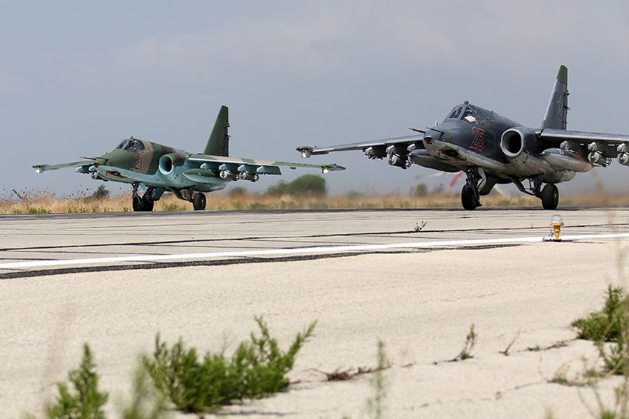 PHOTOS - Le détachement aérien russe déployé en Syrie