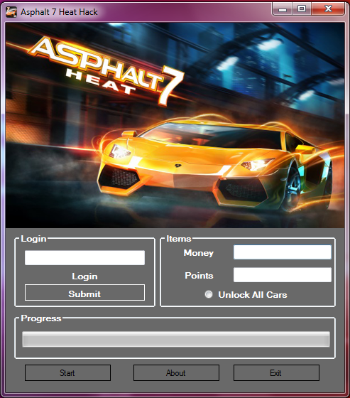Asphalt 7 Heat Money and Points 99999 Cheat Download
