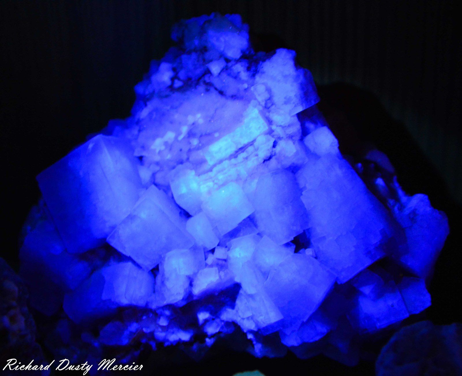 Fluorite (Fluorine) from Hollywell Mine, Frosterley, Stanhope, Durham, UK (GB) (size: Cabinet)