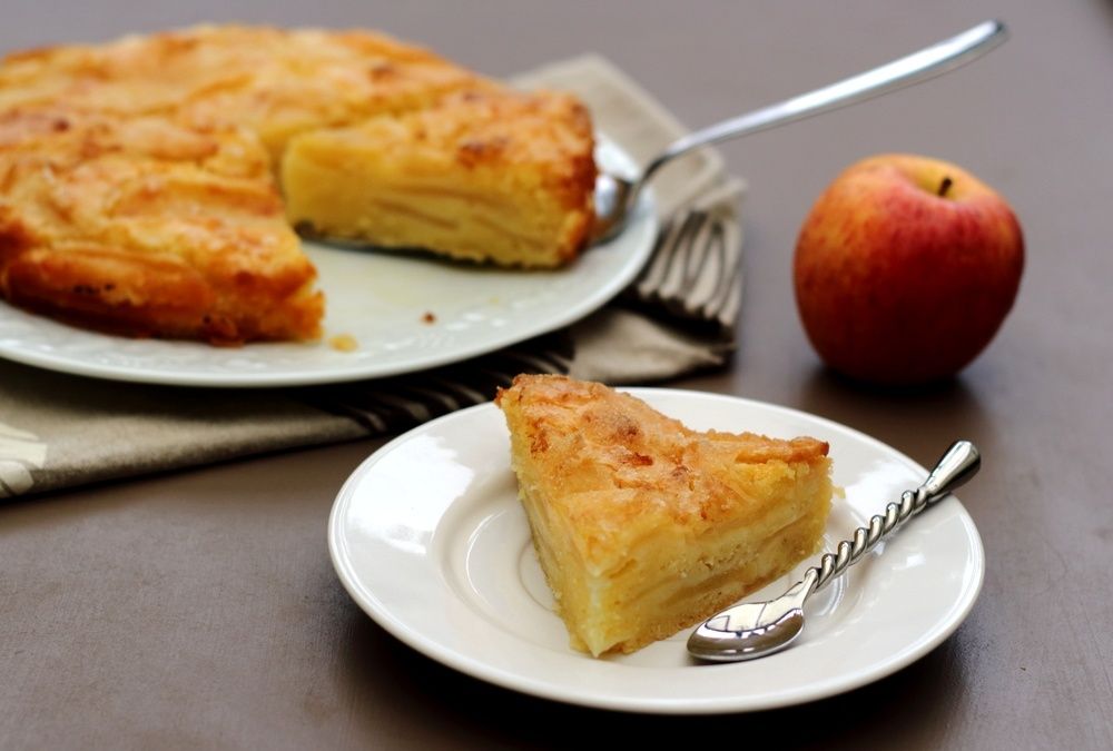 Gâteau aux pommes et yaourt