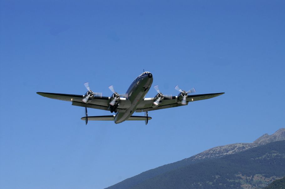 Décollage du Super Constellation