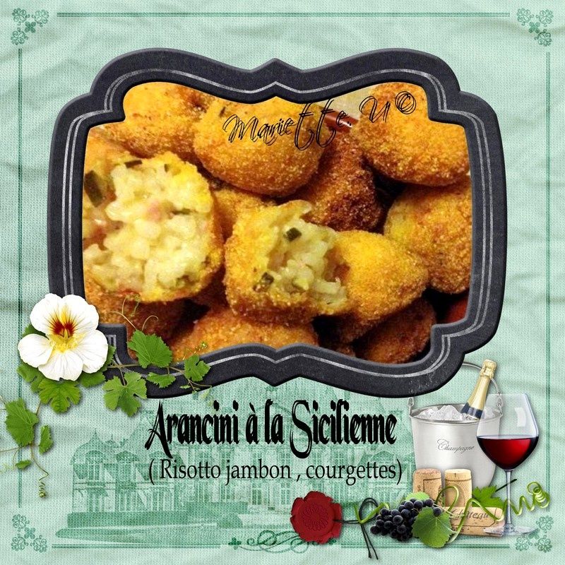 Arancini ou boulettes au risotto