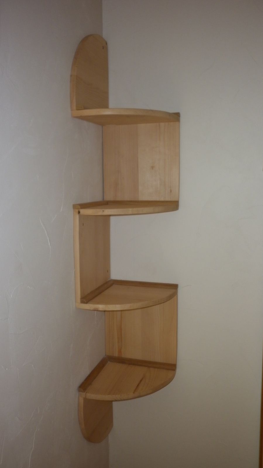 etagere bois d'angle