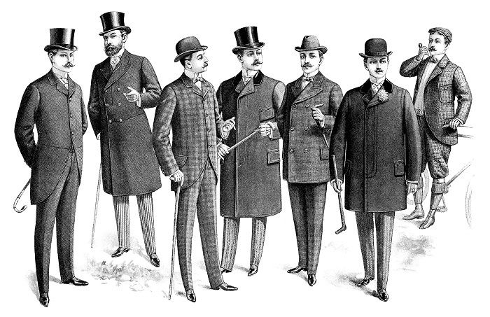 Mode masculine du 19ème siècle