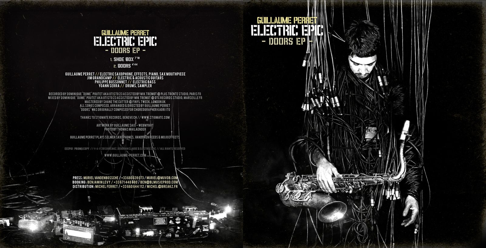 Artwork Vinyl EP &quot;Doors&quot; - Guillaume Perret Electric Epic