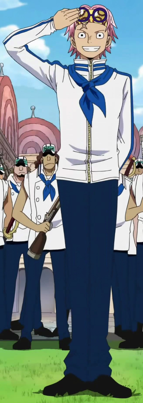 la rencontre de luffy et son pere