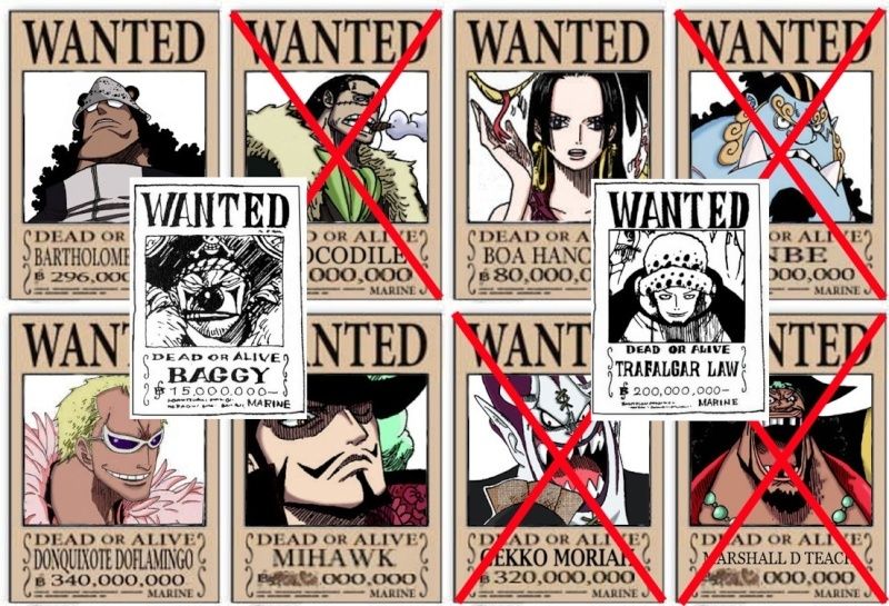 Voici les Shishibukai les 7 grands corsaires OnepieceShinsekai