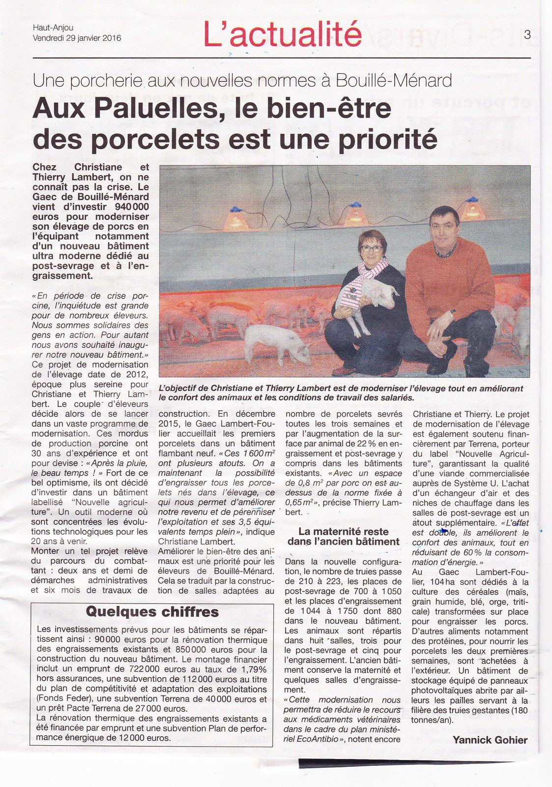 Chemaze: Le Haut Anjou cite en exemple un élevage industriel de Porcs - le  blog vivreachemaze par : L. Desamaison