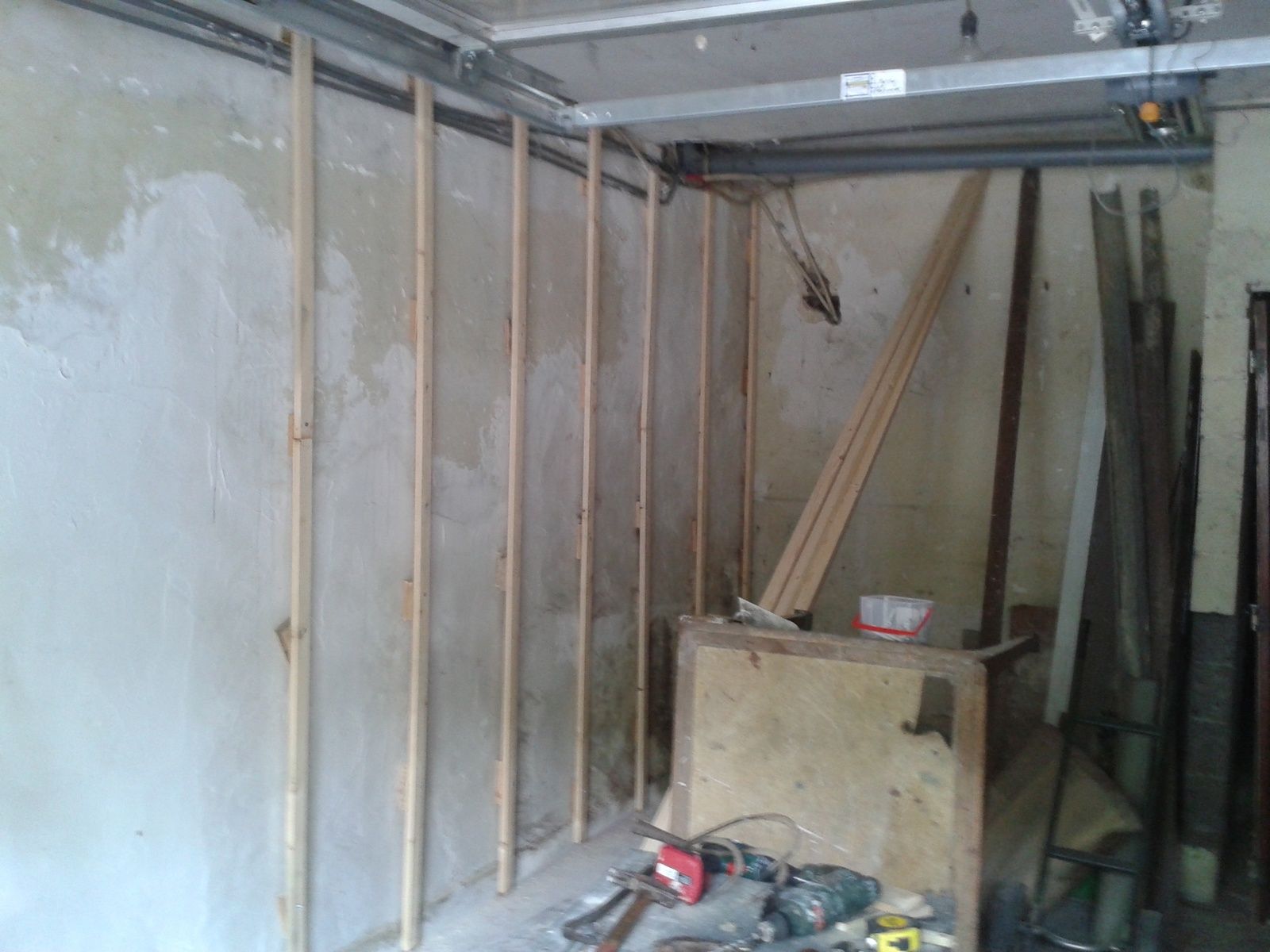 Transformer un garage... tadelakt do it yourself