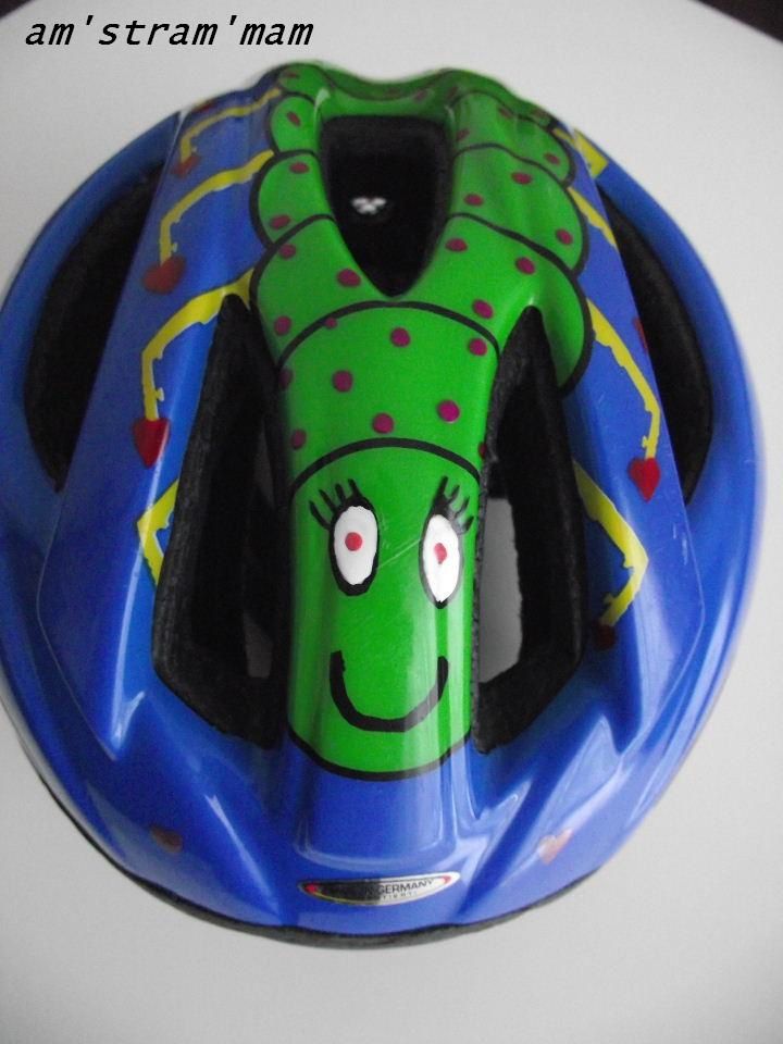 customisation girly casque de vélo