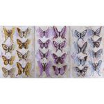Plaquette stickers 3D papillon à 2,10€