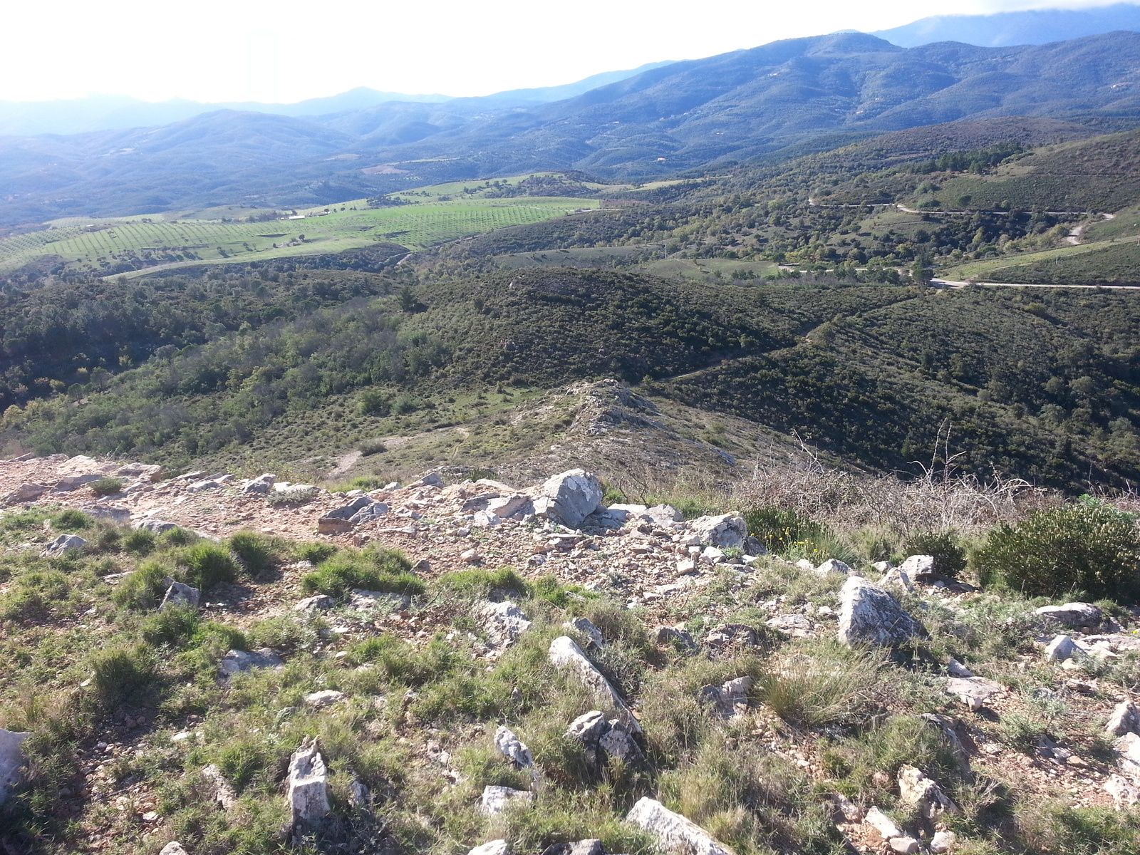 Vue générale du massif des Aspres