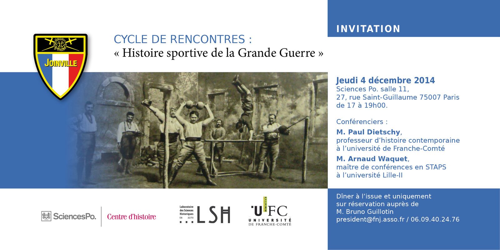 invitation à une rencontre sportive