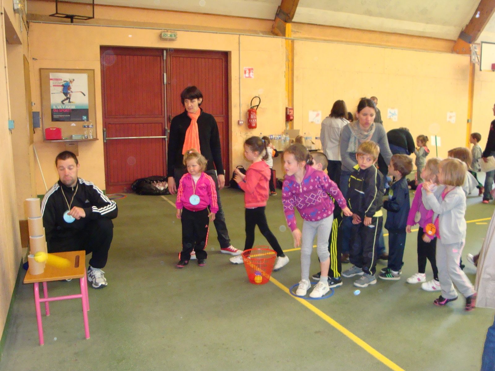 une rencontre sportive