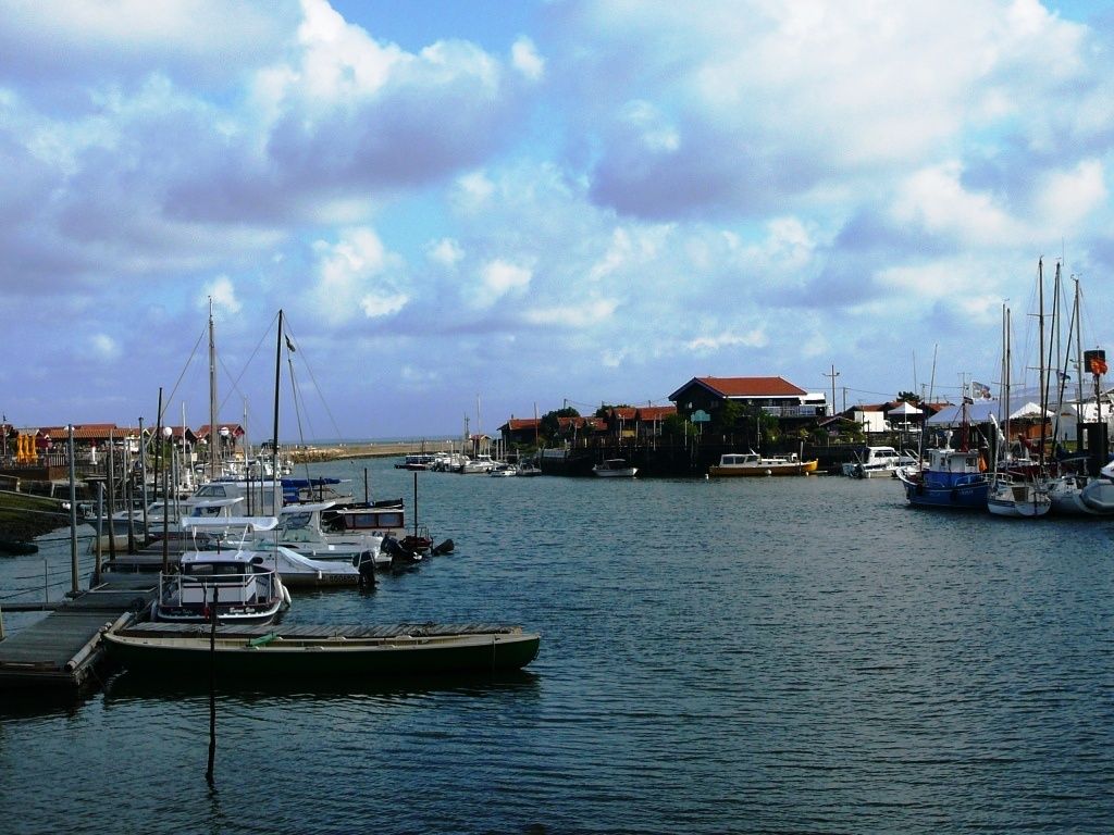 Le port de Larros à marée haute