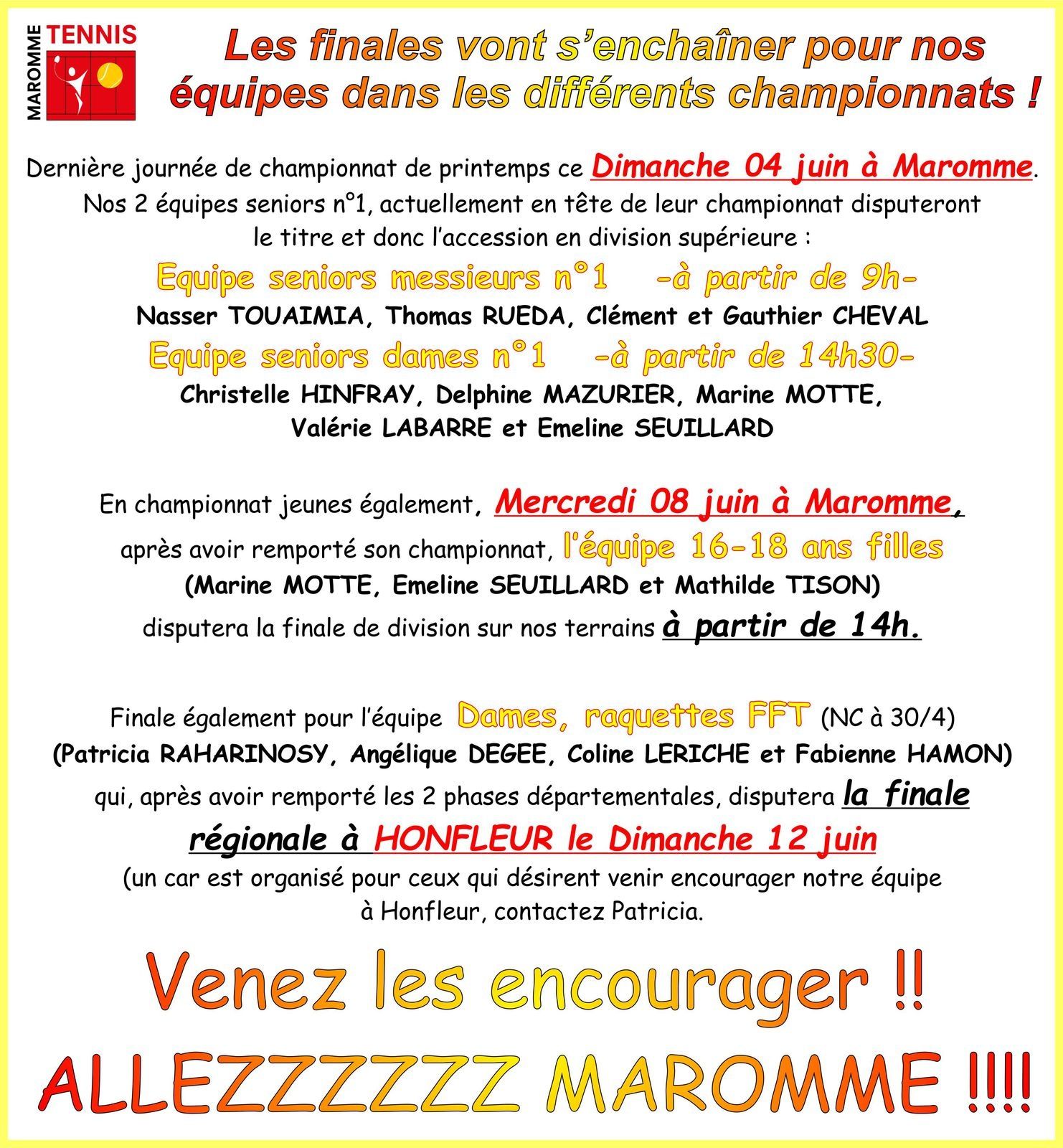 rencontre par equipe fft