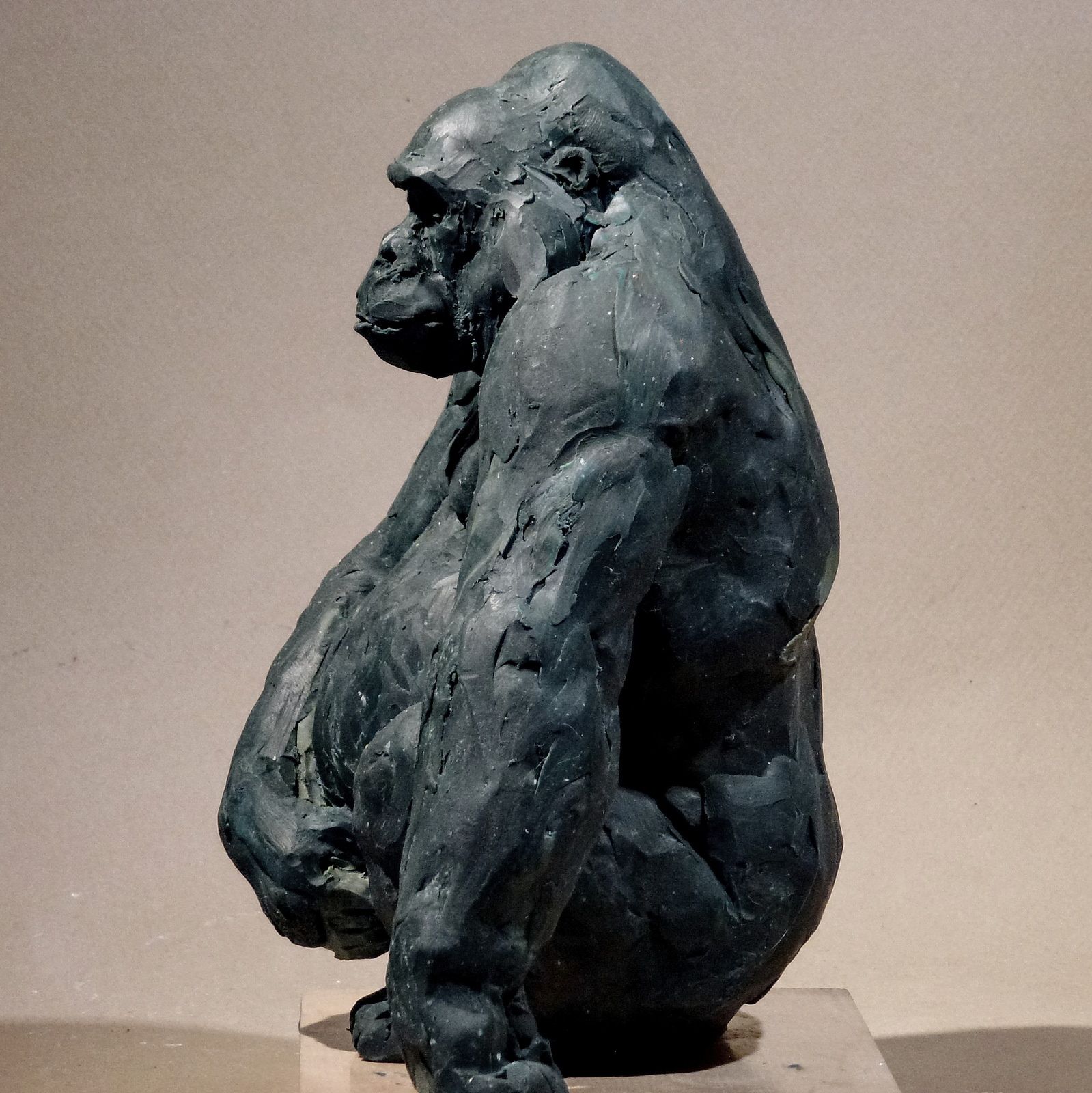 Sculpture modelage gorille gorilla
