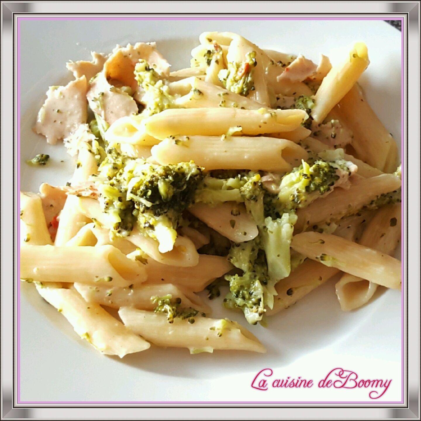 One pot pasta brocolis jambon de volaille (Cookeo) - La cuisine de Boomy
