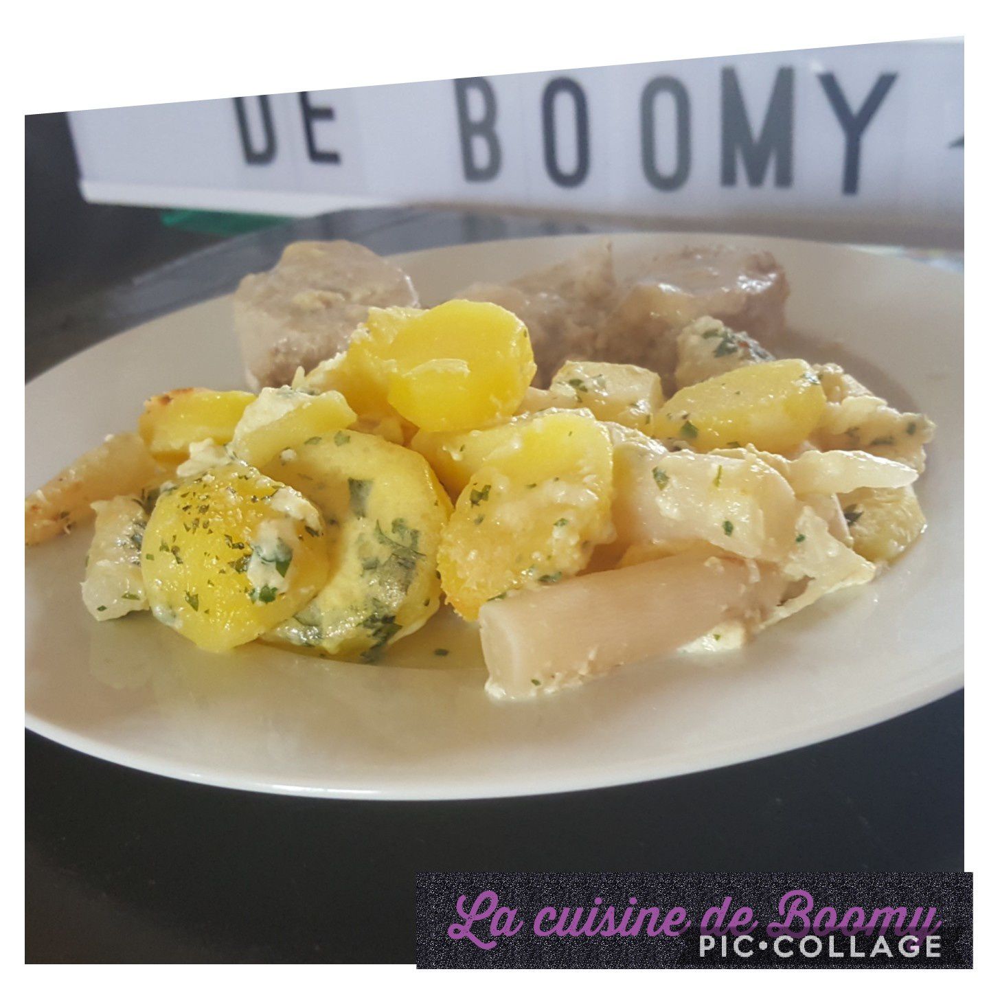 Pommes de terre et salsifis en gratin - La cuisine de Boomy
