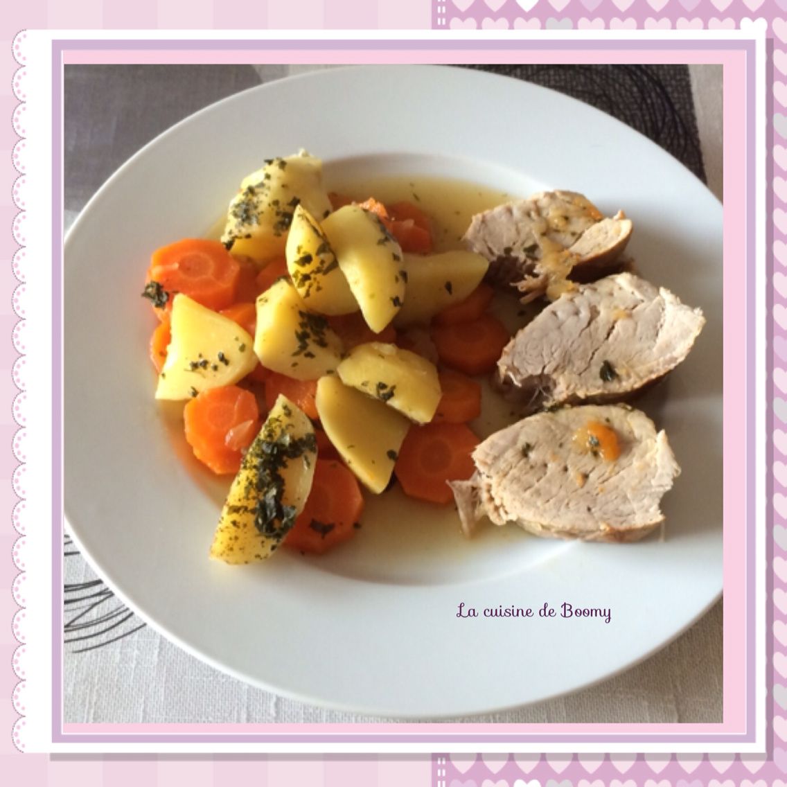 Filet mignon / pommes de terre, carottes (Cookeo) - La cuisine de Boomy