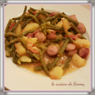 Pommes de terre, haricots verts et knacki de volaille ww (Cookeo) - La  cuisine de Boomy