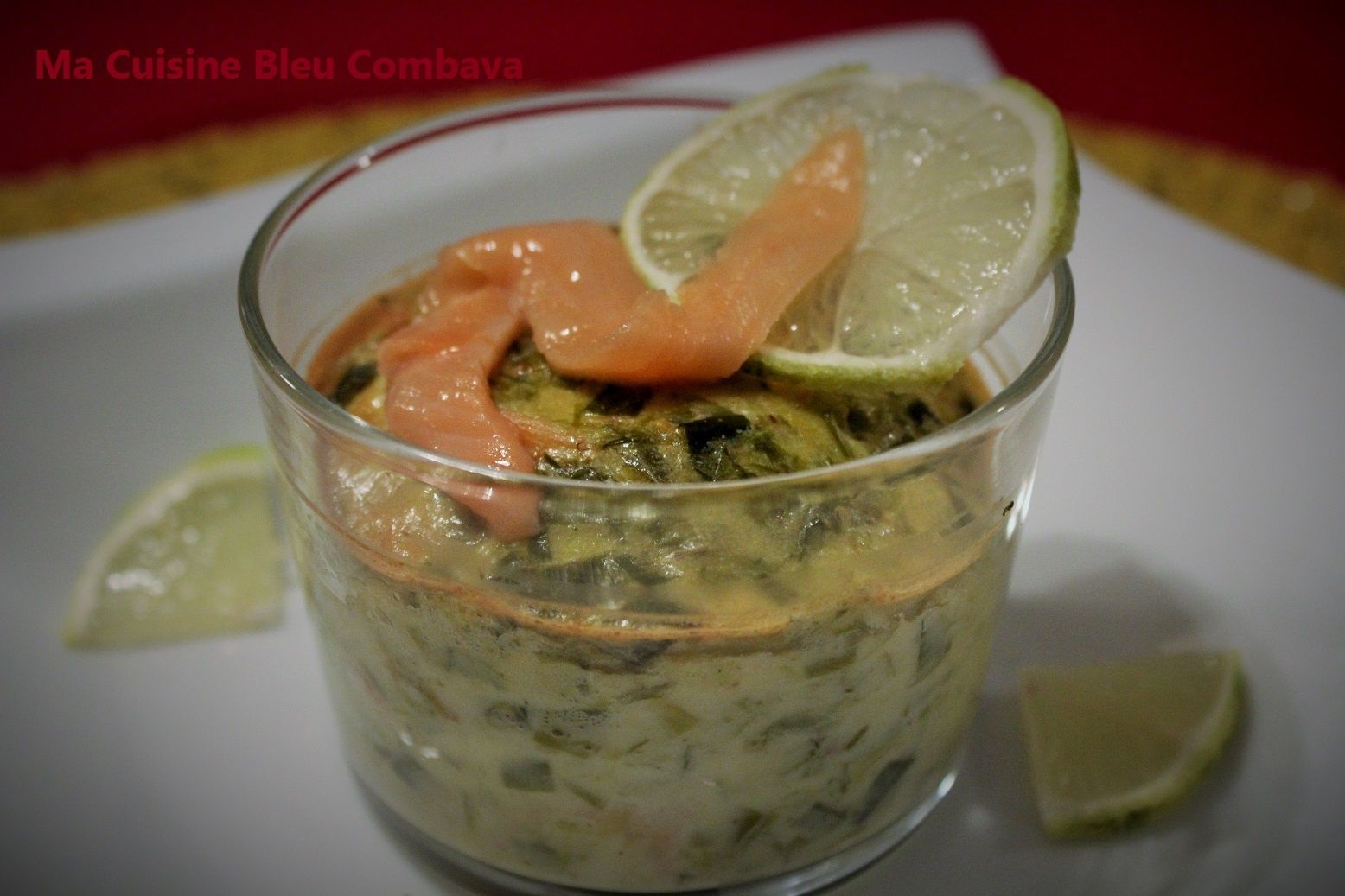 Terrine Saumon et Verts de Poireaux Ma Cuisine Bleu Combava