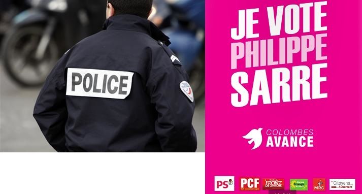 COLOMBES AVANCE : LA SÉCURITÉ AVANCE AVEC PHILIPPE SARRE !