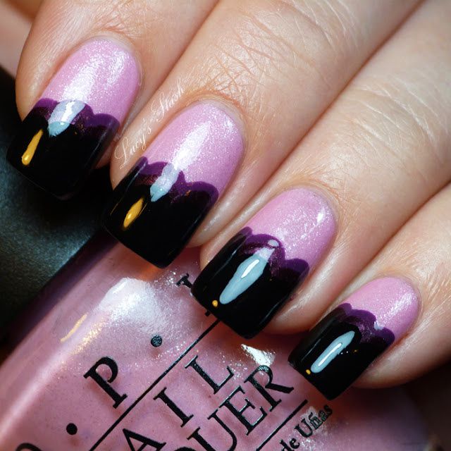 Purple + pink cloud manicure for Summer Challenge - Lucy's Stash Purple + pink cloud manicure for Summer Challenge - Lucy's Stash