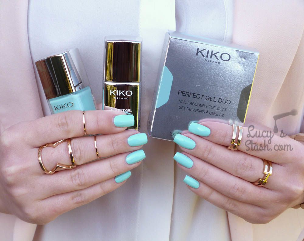KIKO Perfect Gel Duo in Milky Mint - Review & Swatches - Lucy's Stash