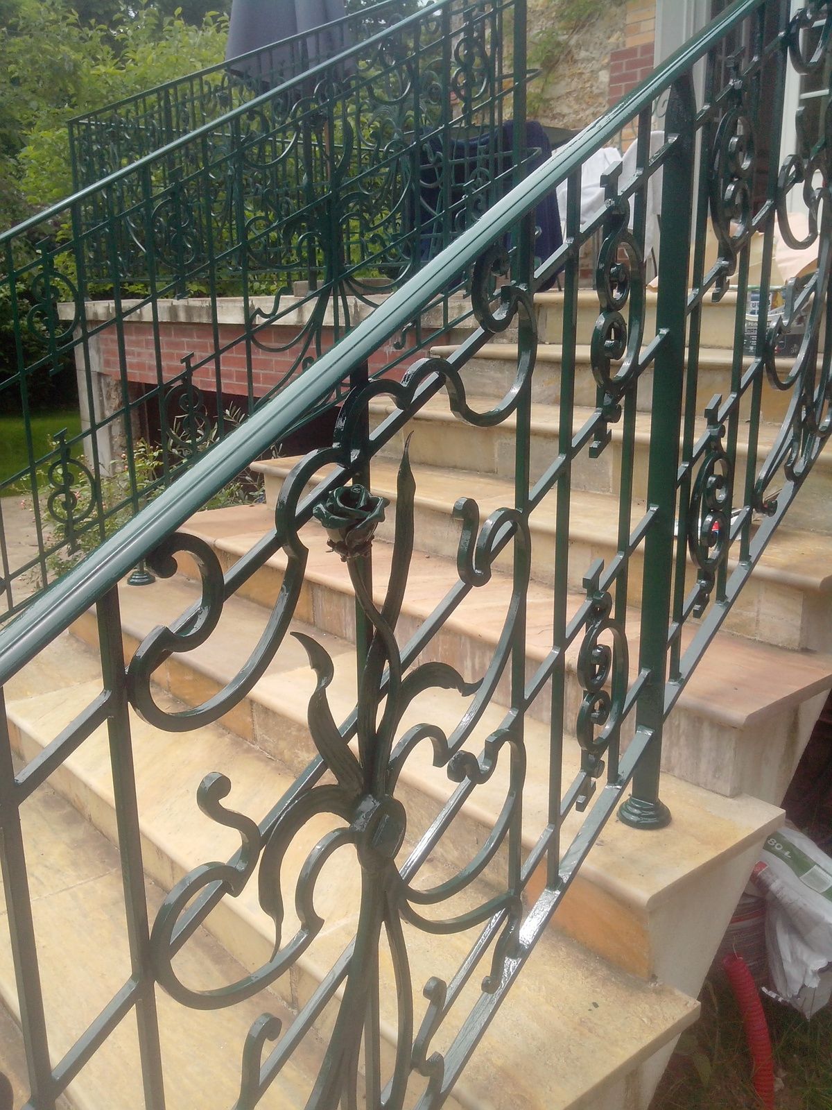Rampe d'escalier ( maison à Montgeron) 