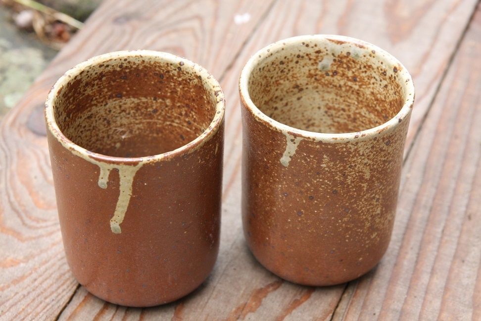 Verres en terre cuite fabrication artisanale
