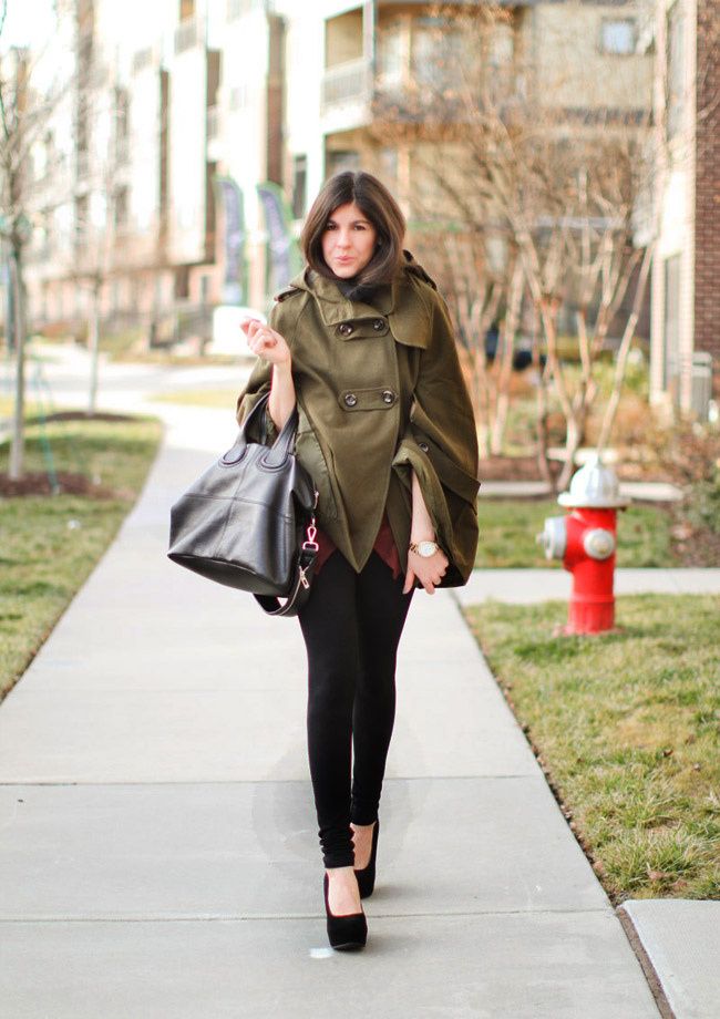 Winter Cape, Suede shoes