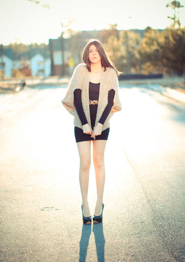 fashion, lbd dress, american apparel body con, aldo heels